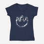 Rebel Shadow-Womens-V-Neck-Tee-rocketman_art