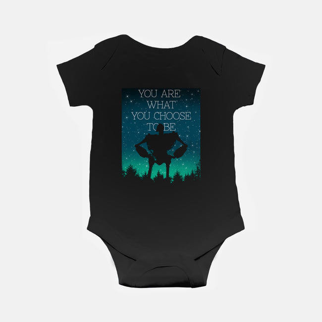 You Are What You Choose to Be-baby basic onesie-pescapin