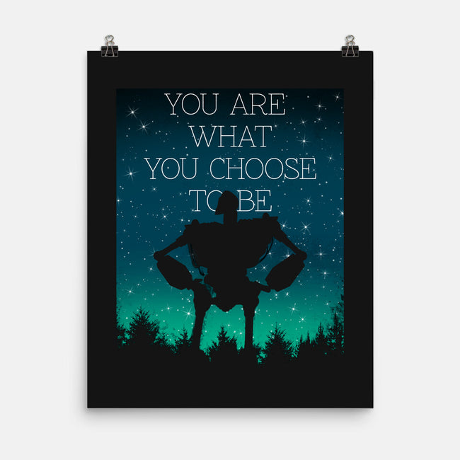 You Are What You Choose to Be-none matte poster-pescapin