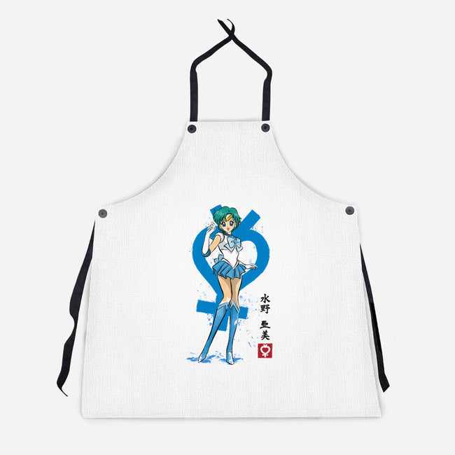 Mercury Sumi-e-Unisex-Kitchen-Apron-DrMonekers