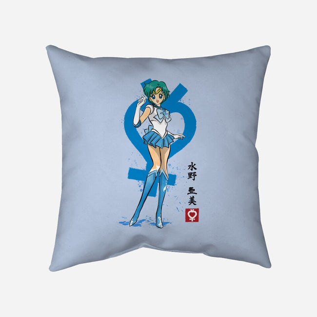 Mercury Sumi-e-None-Removable Cover-Throw Pillow-DrMonekers