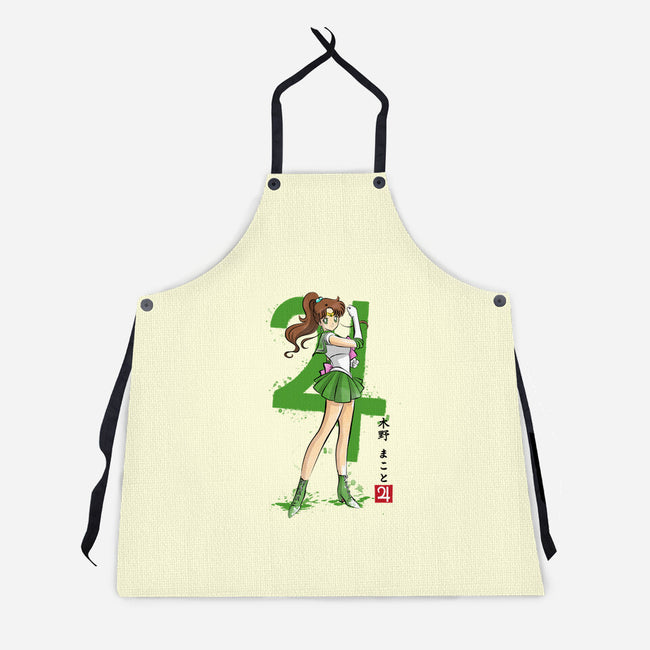 Jupiter Sumi-e-Unisex-Kitchen-Apron-DrMonekers