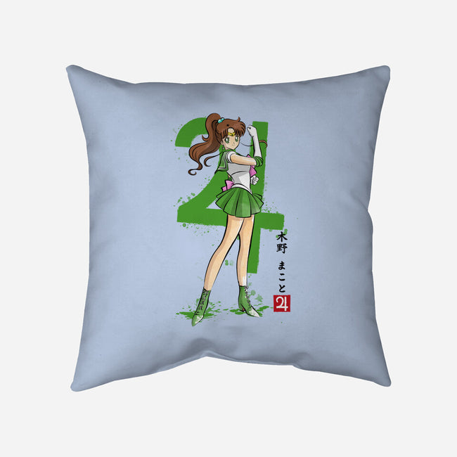 Jupiter Sumi-e-None-Removable Cover-Throw Pillow-DrMonekers