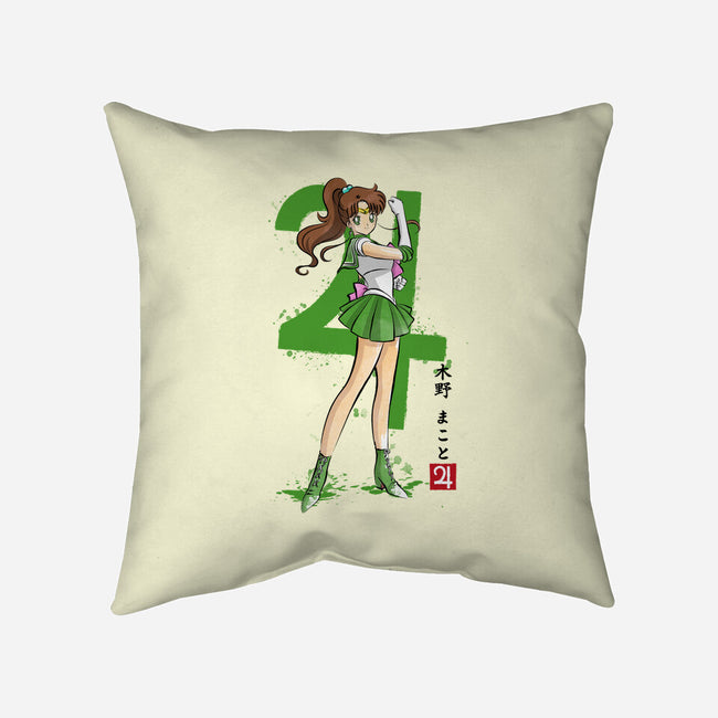 Jupiter Sumi-e-None-Removable Cover-Throw Pillow-DrMonekers