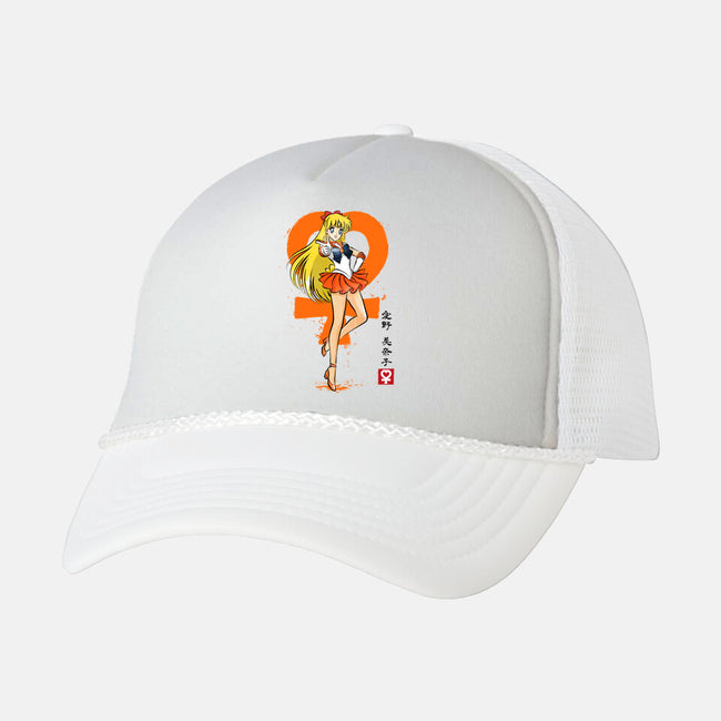 Venus Sumi-e-Unisex-Trucker-Hat-DrMonekers