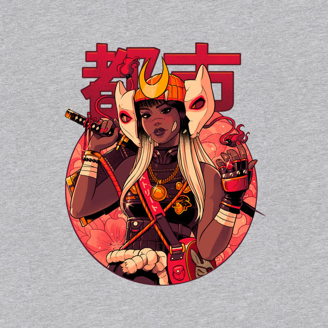 Usagi Urban Samurai-Womens-V-Neck-Tee-Bruno Mota