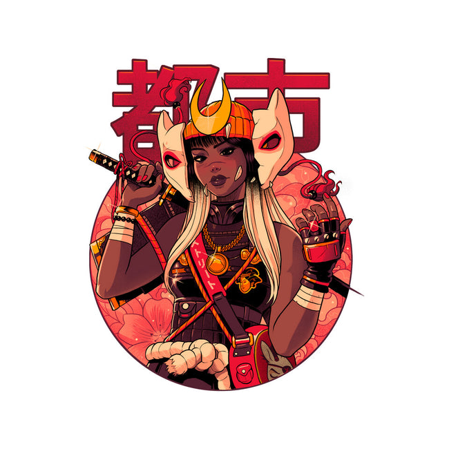 Usagi Urban Samurai-Womens-Basic-Tee-Bruno Mota