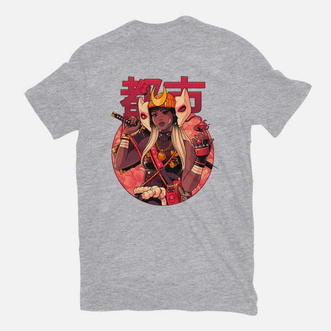 Usagi Urban Samurai-Womens-Basic-Tee-Bruno Mota