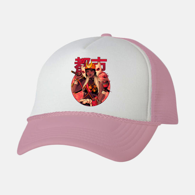 Usagi Urban Samurai-Unisex-Trucker-Hat-Bruno Mota