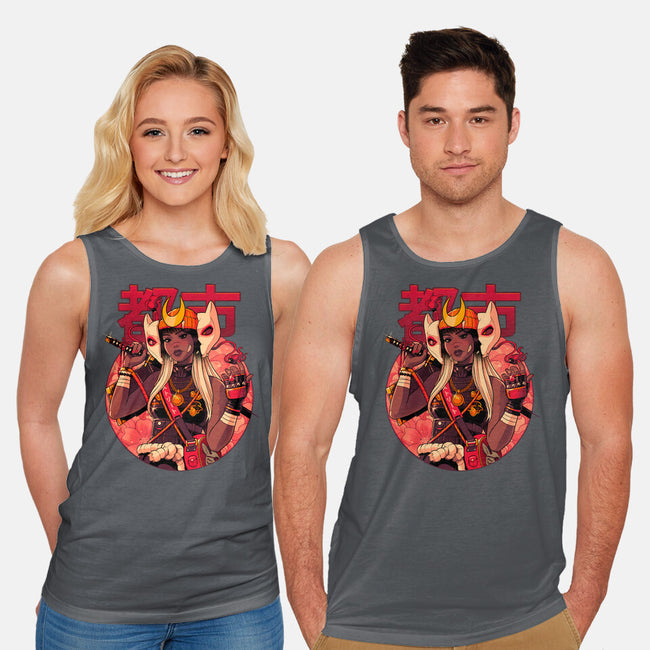 Usagi Urban Samurai-Unisex-Basic-Tank-Bruno Mota