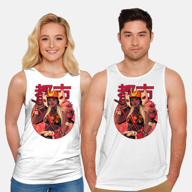 Usagi Urban Samurai-Unisex-Basic-Tank-Bruno Mota