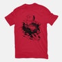 Master Of Suspense-Womens-Fitted-Tee-dalethesk8er