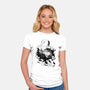 Master Of Suspense-Womens-Fitted-Tee-dalethesk8er