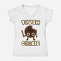 Tough Cookie-Womens-V-Neck-Tee-Weird & Punderful