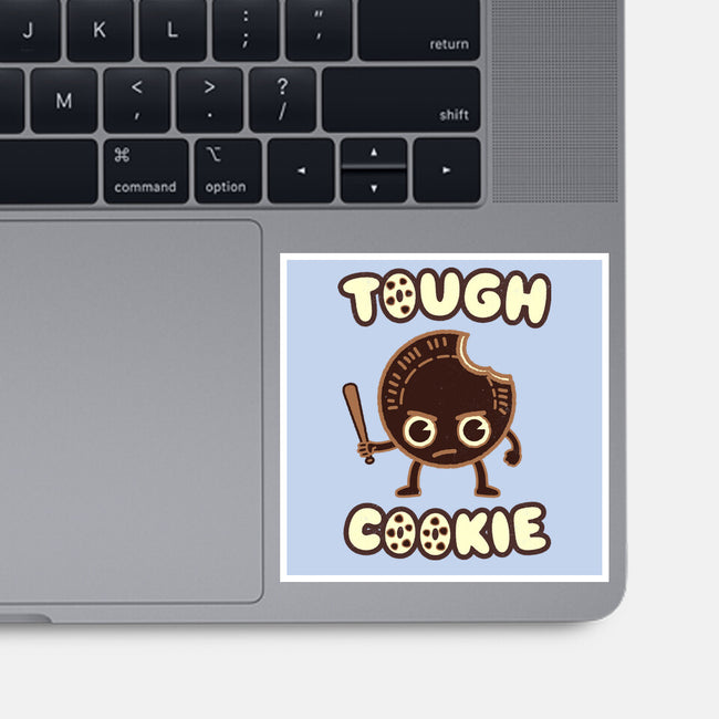 Tough Cookie-None-Glossy-Sticker-Weird & Punderful
