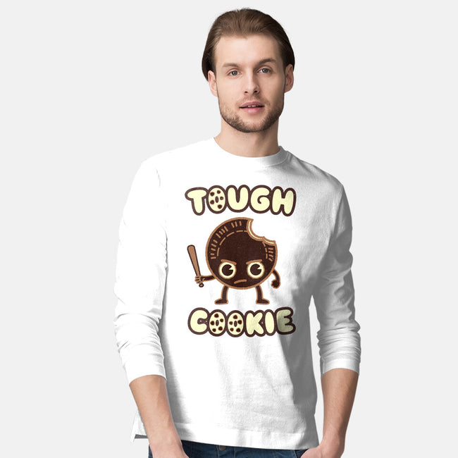 Tough Cookie-Mens-Long Sleeved-Tee-Weird & Punderful