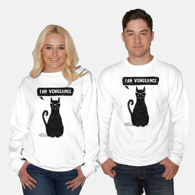 Catman-Unisex-Crew Neck-Sweatshirt-kharmazero