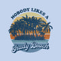 Nobody Likes A Shady Beach-None-Stretched-Canvas-kg07