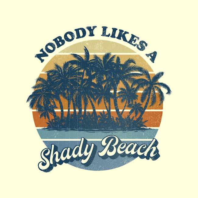 Nobody Likes A Shady Beach-None-Stretched-Canvas-kg07