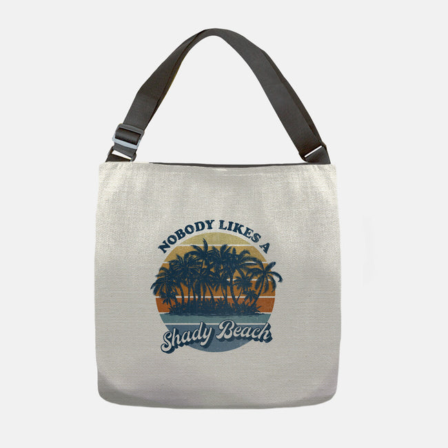 Nobody Likes A Shady Beach-None-Adjustable Tote-Bag-kg07