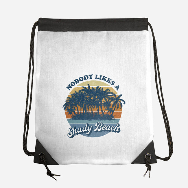 Nobody Likes A Shady Beach-None-Drawstring-Bag-kg07