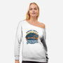 Nobody Likes A Shady Beach-Womens-Off Shoulder-Sweatshirt-kg07