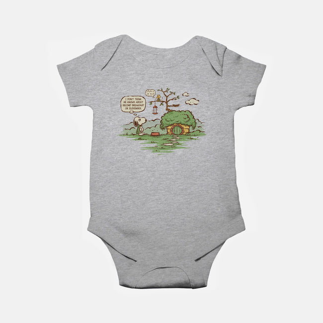 Second Breakfast And Elevenses-Baby-Basic-Onesie-kg07