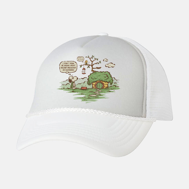 Second Breakfast And Elevenses-Unisex-Trucker-Hat-kg07