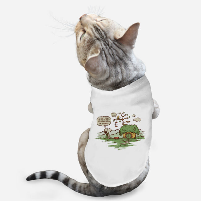 Second Breakfast And Elevenses-Cat-Basic-Pet Tank-kg07