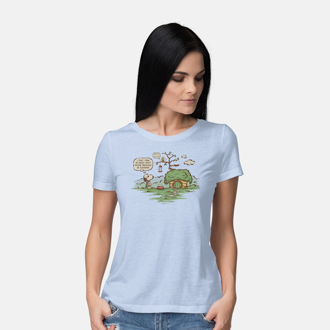 Second Breakfast And Elevenses-Womens-Basic-Tee-kg07