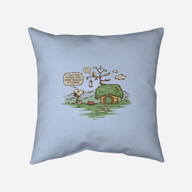 Second Breakfast And Elevenses-None-Removable Cover-Throw Pillow-kg07