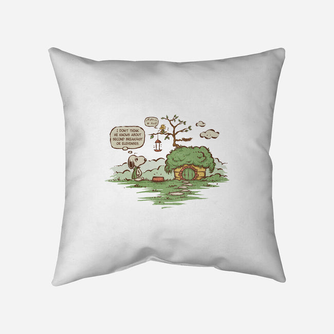 Second Breakfast And Elevenses-None-Removable Cover-Throw Pillow-kg07
