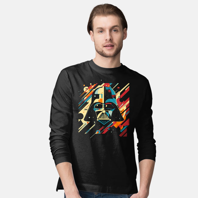 Vader Dark Helmet-Mens-Long Sleeved-Tee-kharmazero