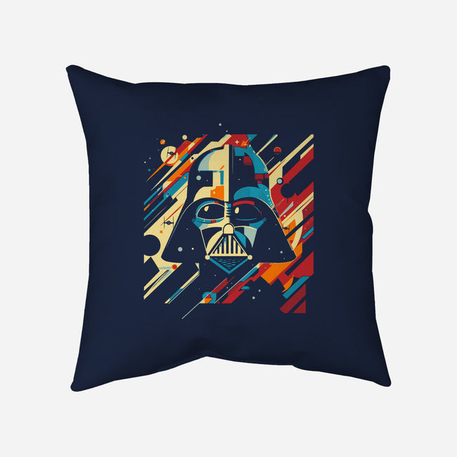 Vader Dark Helmet-None-Removable Cover-Throw Pillow-kharmazero