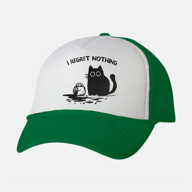 I Regret Nothing-Unisex-Trucker-Hat-kg07