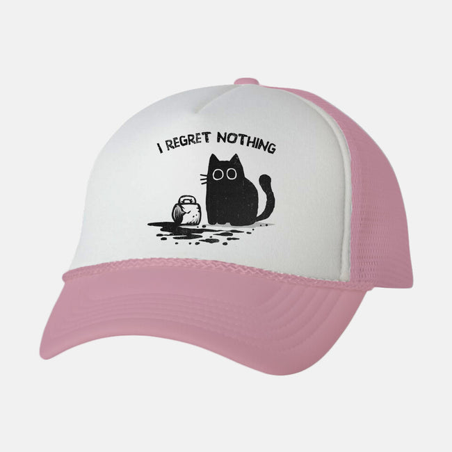 I Regret Nothing-Unisex-Trucker-Hat-kg07