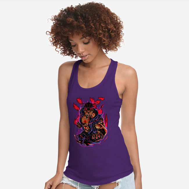 Master Of Evil-Womens-Racerback-Tank-Conjura Geek