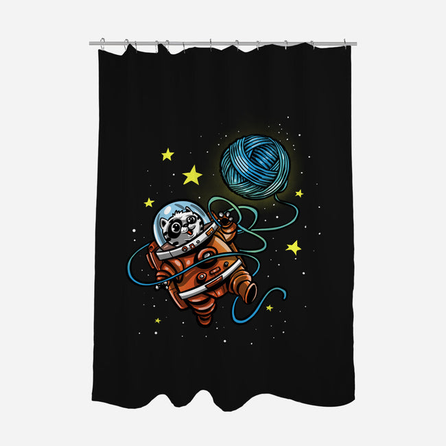 AstroCat-None-Polyester-Shower Curtain-zascanauta