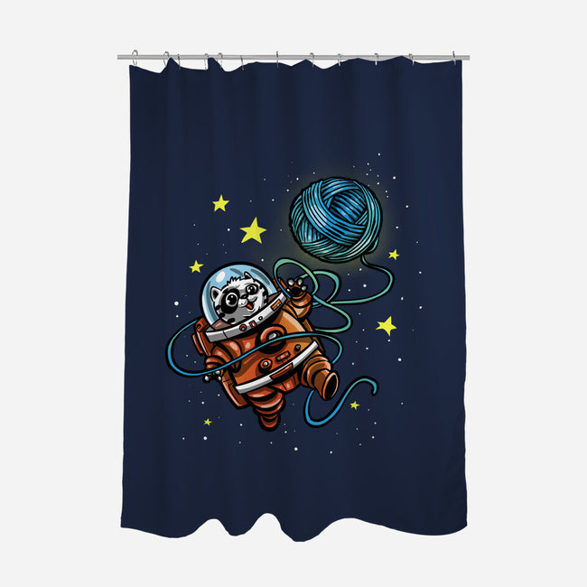 AstroCat-None-Polyester-Shower Curtain-zascanauta