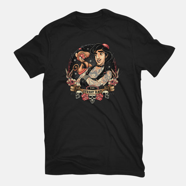 The Street Rat-Womens-Fitted-Tee-momma_gorilla