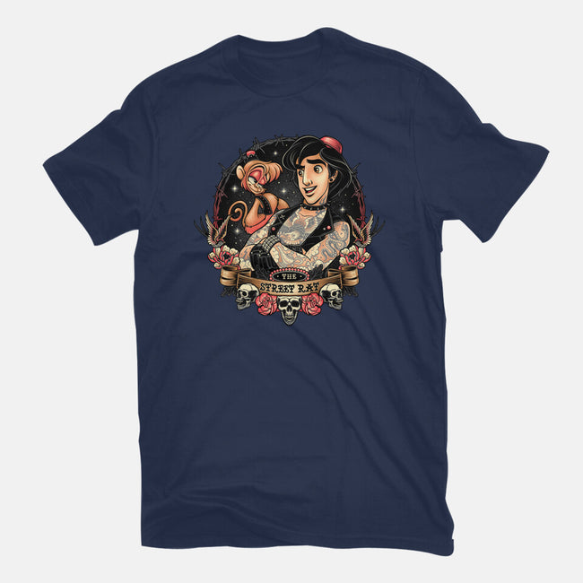 The Street Rat-Womens-Fitted-Tee-momma_gorilla