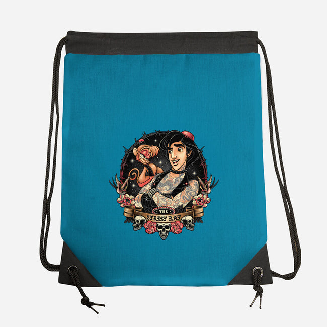 The Street Rat-None-Drawstring-Bag-momma_gorilla