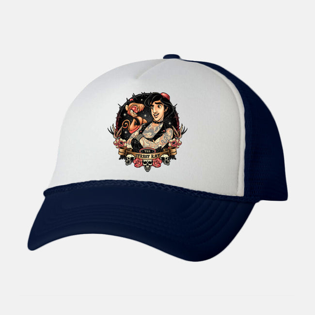 The Street Rat-Unisex-Trucker-Hat-momma_gorilla