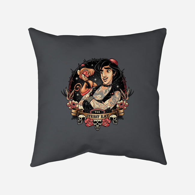 The Street Rat-None-Removable Cover w Insert-Throw Pillow-momma_gorilla