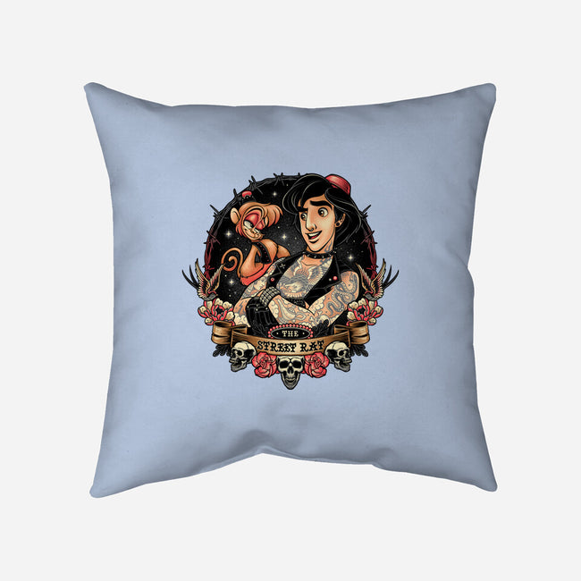 The Street Rat-None-Removable Cover-Throw Pillow-momma_gorilla