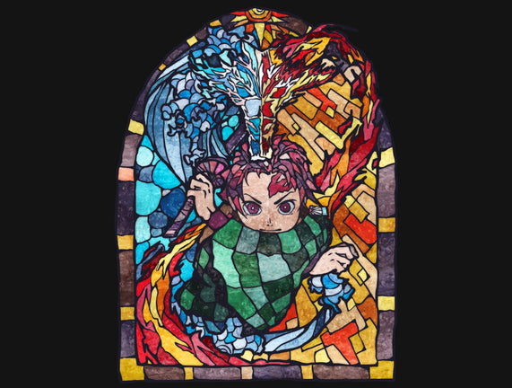 Tanjiro Stained Glass