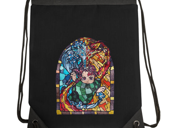 Tanjiro Stained Glass