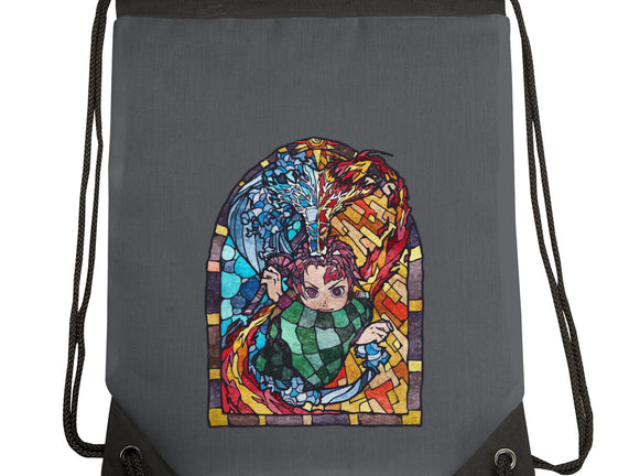 Tanjiro Stained Glass