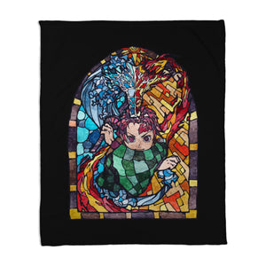 Tanjiro Stained Glass
