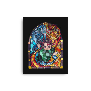 Tanjiro Stained Glass